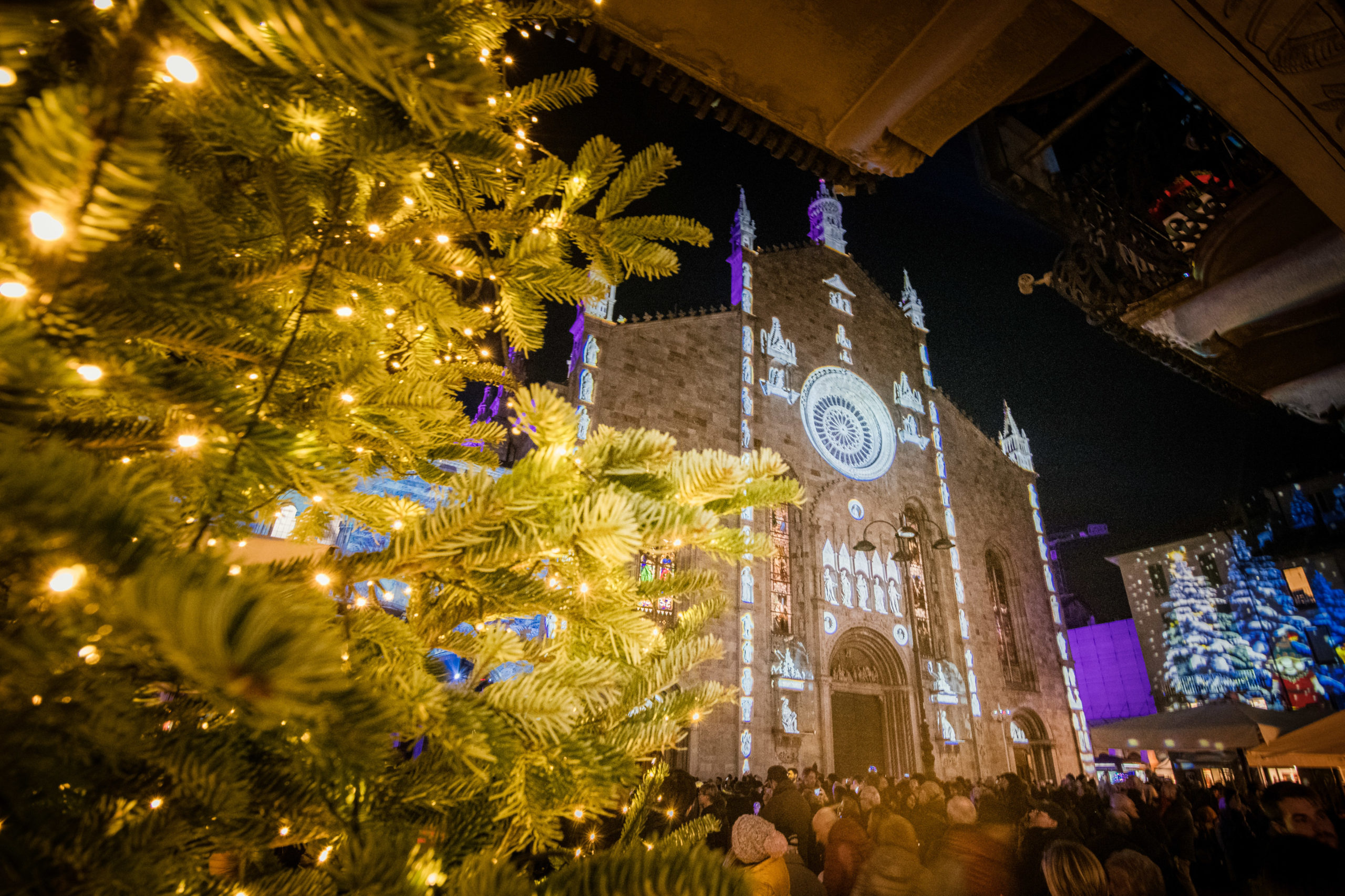 Albero Di Natale Grande.Con Il Grande Albero Si Accende Un Week End Imperdibile Como Citta Dei Balocchi Xxvi Edizione